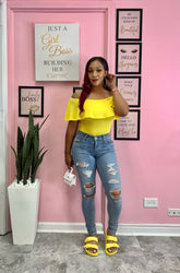 DAYTIME BODYSUIT (YELLOW)