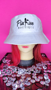 PINKIEE BUCKET HAT (WHITE)