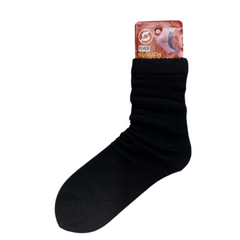 SLOUCH SOCKS (BLACK)