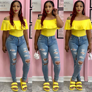 DAYTIME BODYSUIT (YELLOW)