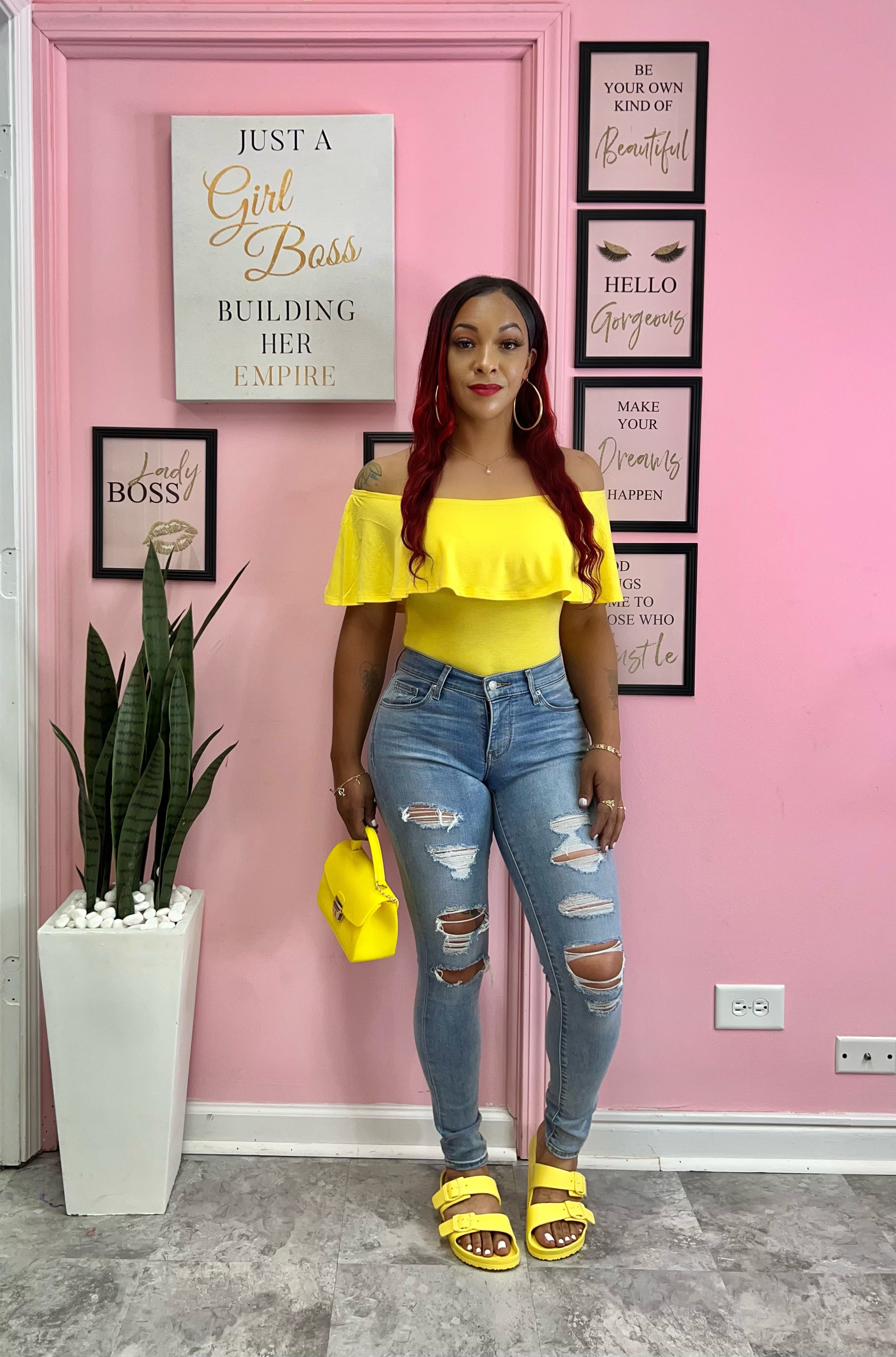 DAYTIME BODYSUIT (YELLOW)