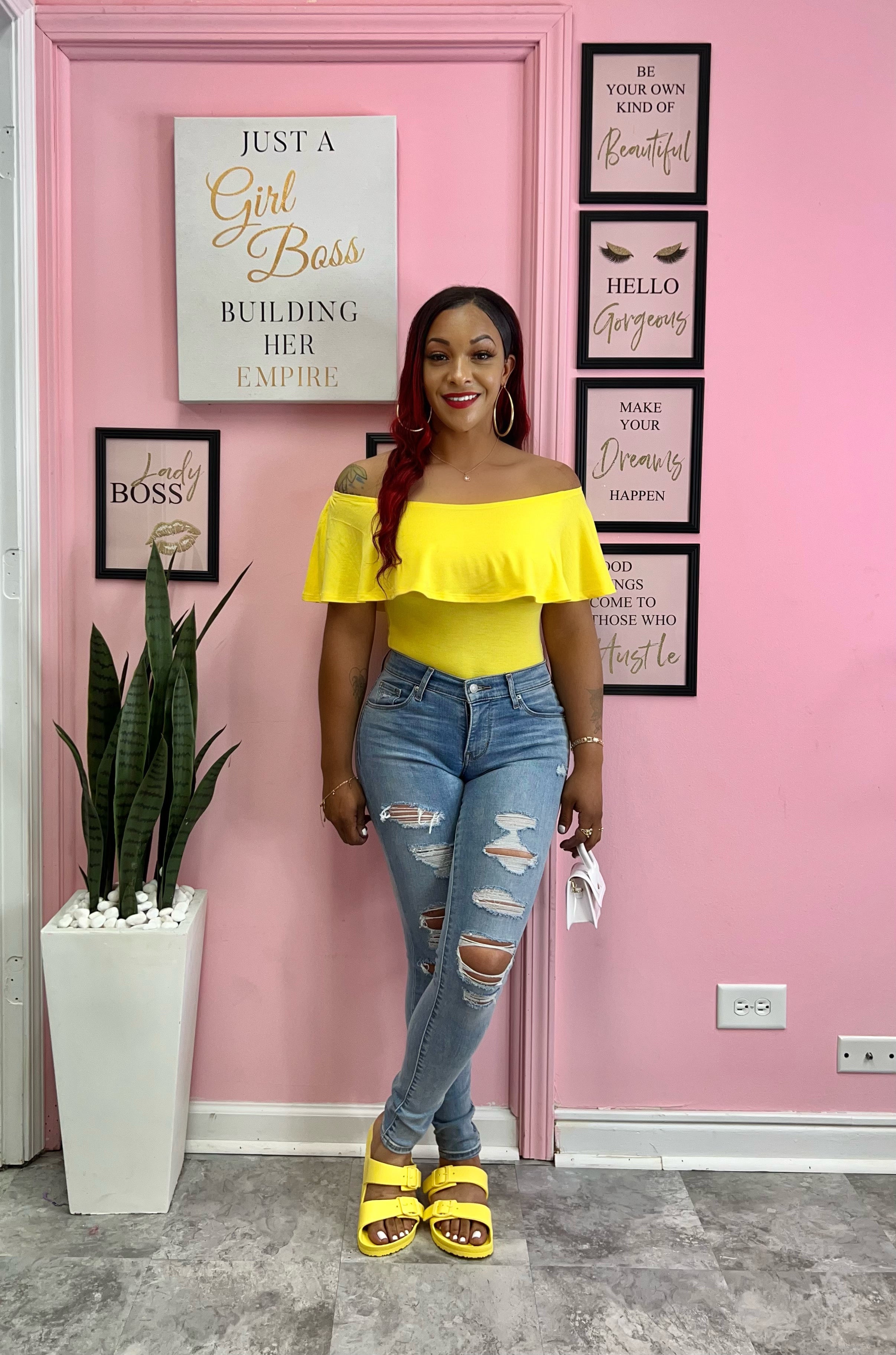 DAYTIME BODYSUIT (YELLOW)