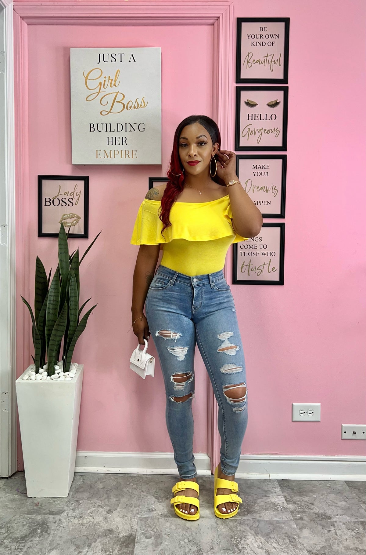 DAYTIME BODYSUIT (YELLOW)