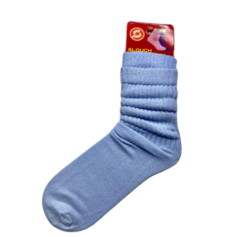 SLOUCH SOCK (BABY BLUE)