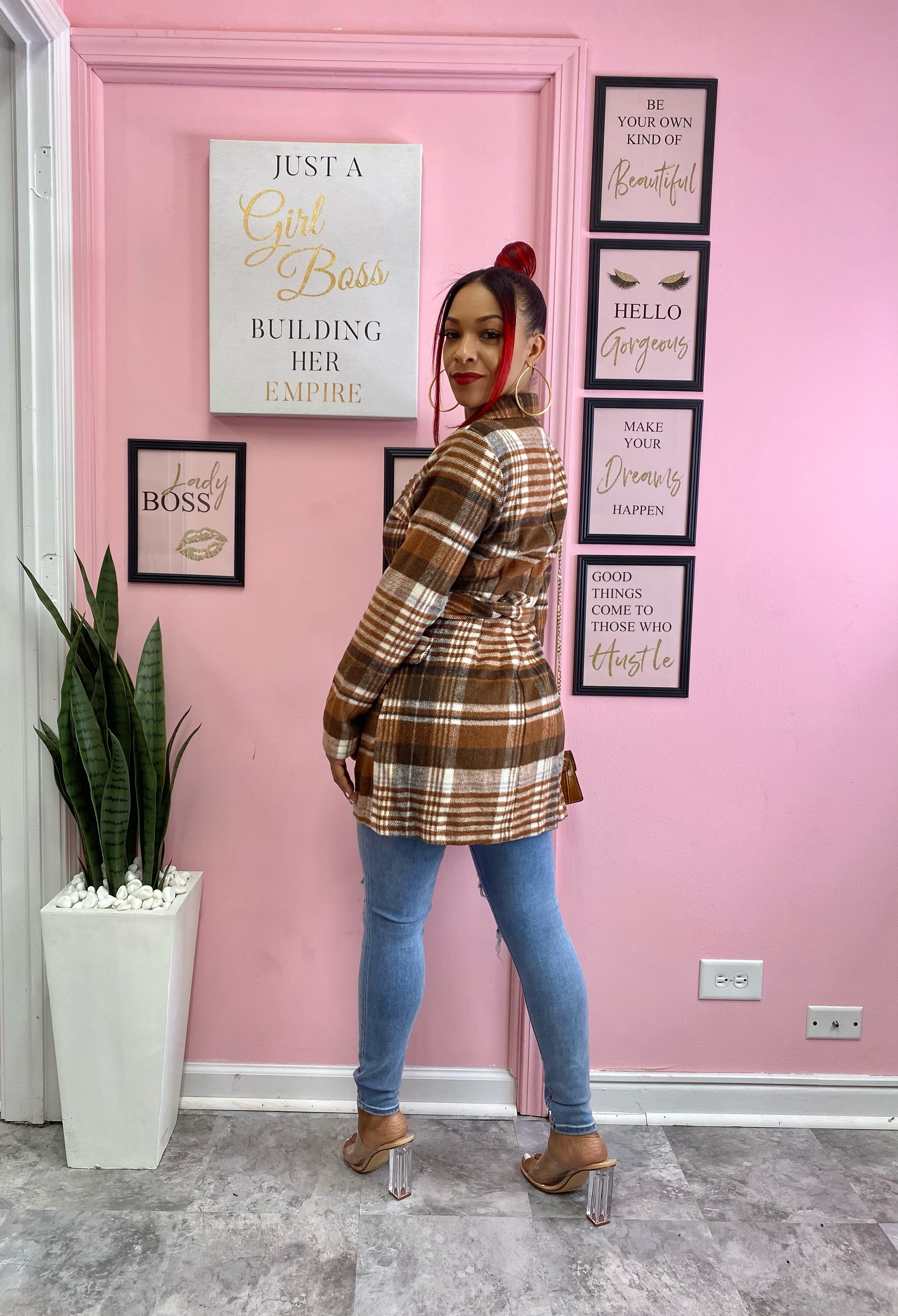 AUTUMN HOURS COAT (BROWN)