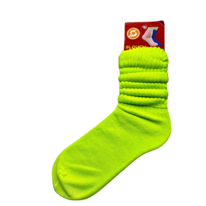 SLOUCH SOCK (LIME GREEN)